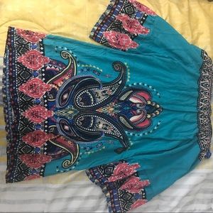 Off the shoulders dress